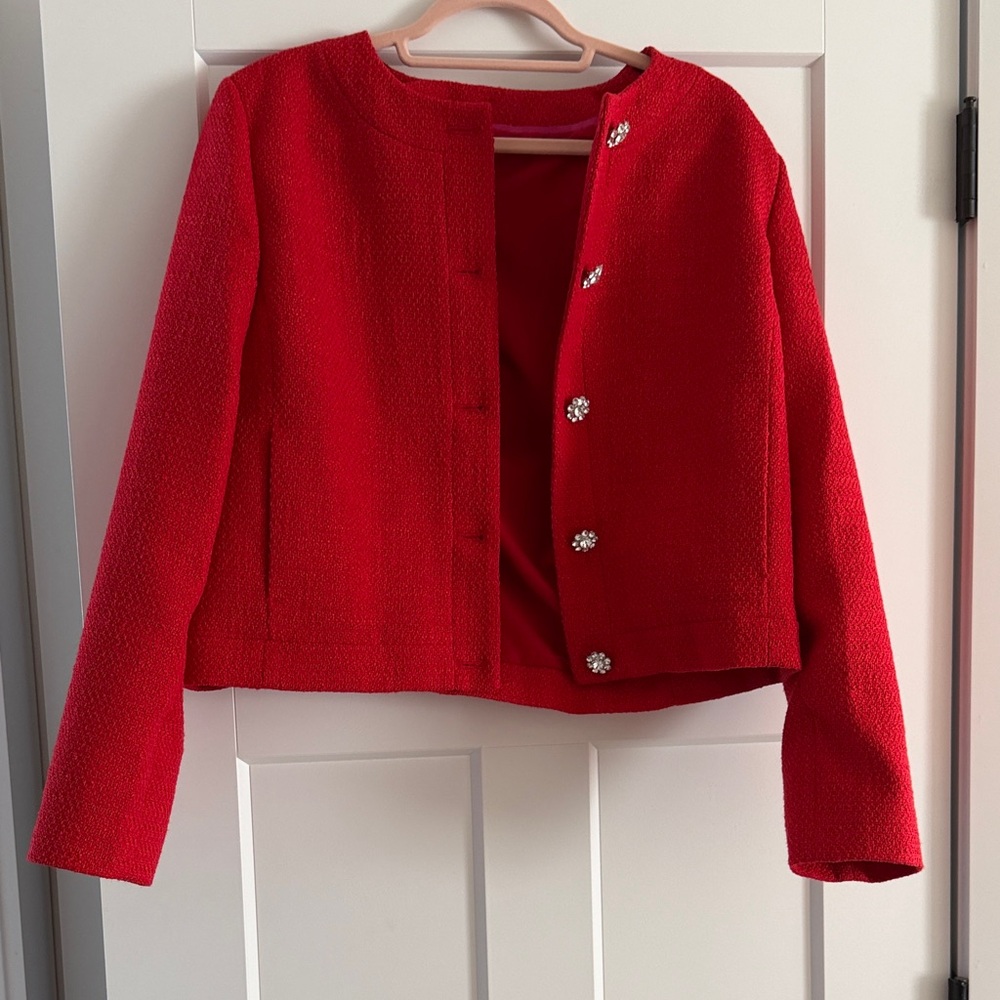 J. Crew Scarlet Red Women's Blazer